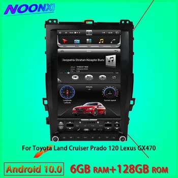 Multifunções Carro Rádio Bluetooth sem Fio Carplay Android10 Players de Vídeo em seu GPS DVD Para Toyota Land Cruiser Prado 120 Lexus GX470