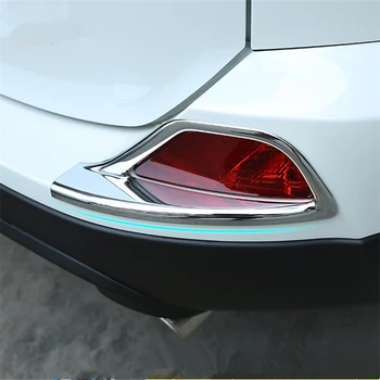 WELKINRY carro automático tampa Para Toyota RAV4 RAV 4 IV XA40 2016 2017 2018 2019 ABS cromado traseira da cauda nevoeiro luz da lâmpada de guarnição