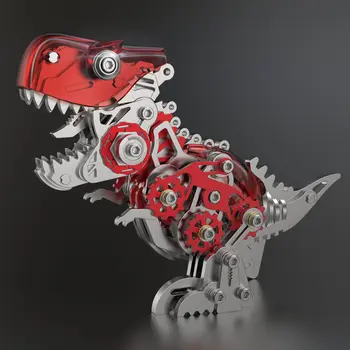 Aço MOKR 3D DIY Metal Quebra-cabeça Tiranossauro Triceratops Rhamphorhynchus Presente E Brinquedos de Puzzle Para Crianças, Adultos Educação