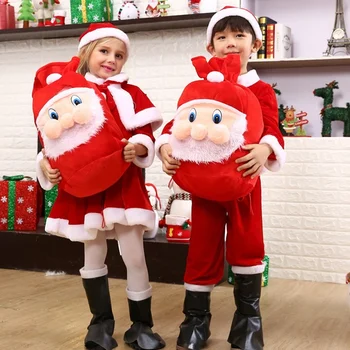 Natal Mochila Divertido Christma Doces anime figura de Sacos de brinquedos Para a Casa de Ano Novo Pacote de Presente do Papai Noel Casa Requintado Xmas Party
