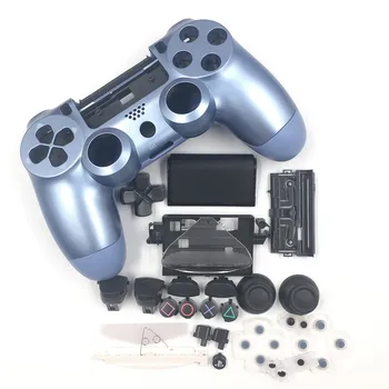 Habitação Shell Botões para Playstation PS4 Slim 4 Controlador de Joystick Cobrir Caso de Substituição de DIY Mod Kit Completo de Peças