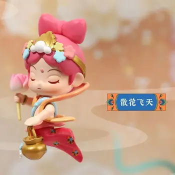 Dunhuang Murais Voando Céu Caixa de estore Estilo Chinês Série de Brinquedos Anime Figura de Mistério Caixa para Menina Dom Caja Ciega Surpresa Boneca