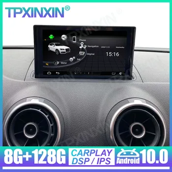 Android 10.0 8+128G Auto Estéreo Carplay Para Audi A3 2014-2019 auto-Rádio de Navegação GPS auto-rádio Multimédia Player Gravador de Fita