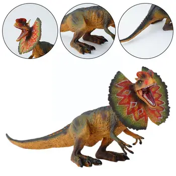 2022 de Dinossauros de Brinquedos para Crianças de Educação infantil Brinquedos Simulação Dilophosaurus Coleção de Modelo Animal Brinquedos I9b3