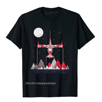 Peixe-espada no céu confortável de Algodão de Mens T-Shirt de Impressão de Marca de T-Shirt de Luxo, Camiseta