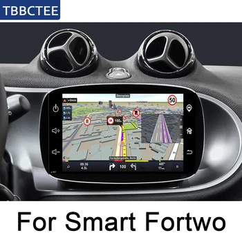 Para o Benz Smart Fortwo A53 C453 2014~2019 NTG Android IPS carro jogador de Estilo original Autoradio gps navi BT, WiFi, Tela HD