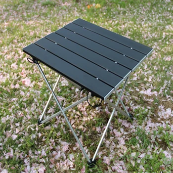 Portátil exterior em liga de alumínio dobrável mesa de churrasco tabela acampamento mesa de piquenique mesa dobrável