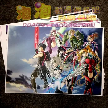 8 pcs/set Anime Cem cartaz ハンドレッド parede imagens para a sala de A3 cartazes de Cinema para presentes