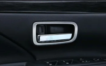 4PCS Chrome interior do carro lidar tigela com tampa de acabamento Para Mitsubishi Outlander 2013 2014 2015 2015 2016 Acessórios