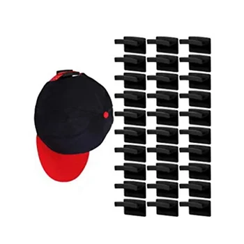 ABSF Adesivo Chapéu de Ganchos Para Parede (30-Pack) - Minimalista Chapéu de Design de Rack, Sem Perfuração, fortaleza Chapéu de Cabides Para Closet