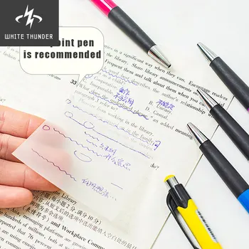Transparente Sticky Note Pads Postado Blocos De Papel De Carta Para O Caderno Diário Marcador Escritório Da Escola De Acessórios
