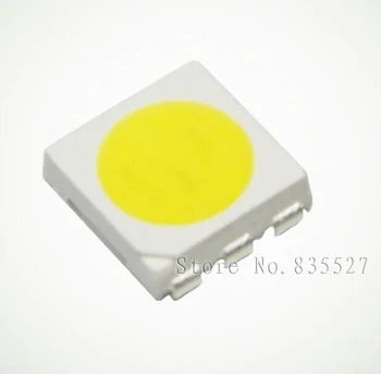 1000PCS/MONTE 5050 SMD branco LED de luz branca brilhante do diodo emissor de 4000-4500K 12-15LM
