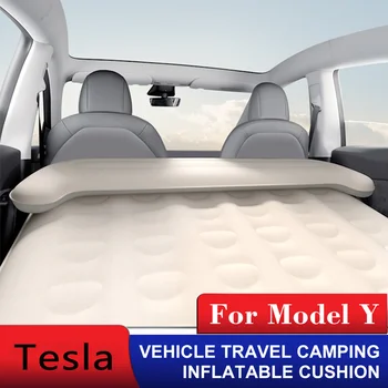 Tesla Y Carro Inflável Colchão De Dormir Almofada Traseira Do Tronco Almofada Tronco Inflável Cama De Acampamento Ao Ar Livre, Em 2022, Acessórios Para Carros