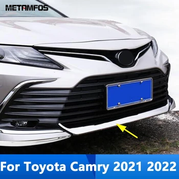 Para Toyota Camry LE, XLE Esportes SE XSE 2021 2022 Cromado pára-choques Dianteiro Lip Spoiler Corpo Difusor Divisor de Acessórios, Estilo Carro