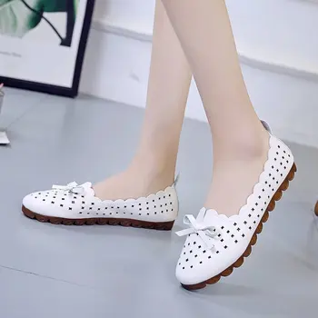 2020 Novas Senhoras de Sapatos Casuais, Calçados femininos Confortáveis Rodada Toe Sapatos Primavera/verão as Mulheres Sapatos
