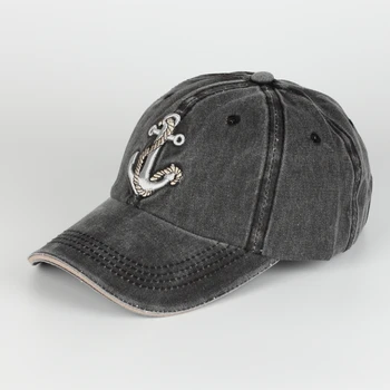 Alta Qualidade ao ar livre 100% algodão lavado Vintage Mens Pai chapéus de Cor Sólida Mulheres Bonés Trucker Hat