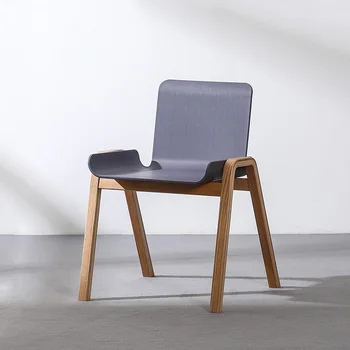 Jantar Em Madeira Cadeira De Plástico, Apoio Para As Costas Da Cadeira Ergonómica Moderno Design Simples Cadeiras De Glamour Confortável Mobiliário De Design De Decoração