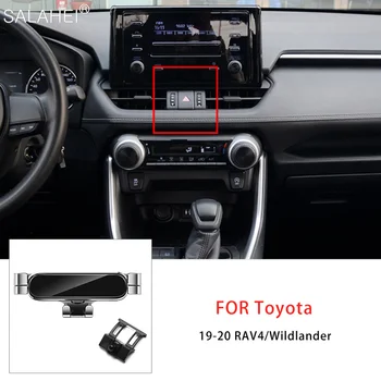 A gravidade do Carro do Telefone Móvel Para Toyota RAV4 XA50 2019 2020 2021 de Ventilação de Ar para Montagem Tampa do Suporte GPS Suporte Rotatable de 360 Suporte