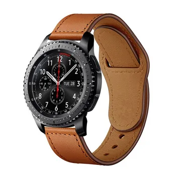 huawei assistir gt 2, alça para Samsung Galaxy Watch 46mm Engrenagem S3 fronteira banda de couro 22mm faixa de relógio de Desporto bracelete pulseira 46