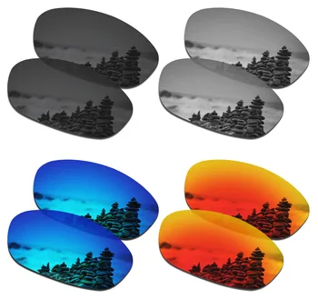 SmartVLT 4 Pares de Óculos Polarizados de Substituição de Lentes para Oakley XS Fives - 4 Cores