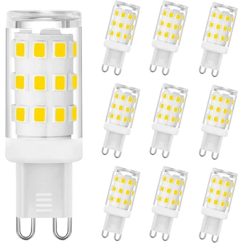 G9 Lâmpadas de LED 3W as Lâmpadas de Halogéneo,G9 Soquete Engergy Led Lâmpada de Poupança,Branco Natural,360LM,AC 220-240V,10 Pack