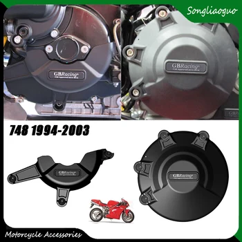 Motocicletas Tampa do Motor Caso, a Proteção Para GB de Corrida Para a Ducati 748 1994-2003 Motor de Cobre de Protetores de Acessórios