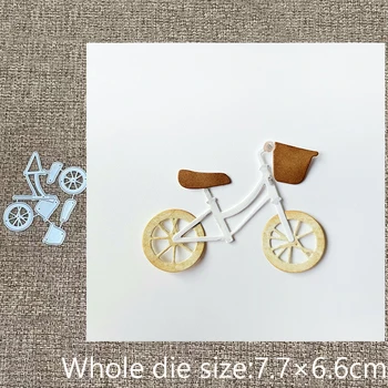 Novo Design de Artesanato de Metal estêncil molde de Corte Morre bicicleta decoração de scrapbook corta Álbum Cartão de Papel Ofício em Relevo