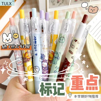 TULX o marcador de materiais de arte marcador de tinta conjunto de canetas para a escola estacionário voltar para a escola, papel de carta, canetas graffiti