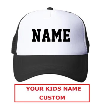 O Costume Caçoa O Trucker Hat Nome Em Letra De Criança De Bebê, Filho, Filha Personalizadas Cap Metanfetamina Boné De Beisebol Presente