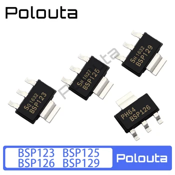 10 Pcs/Set Polouta BSP126 SOT223 MOSFET de Efeito de Campo de Tubo de Transistores SMD Tríodos Elétrico Acústico Componentes de Kits Arduino Nano
