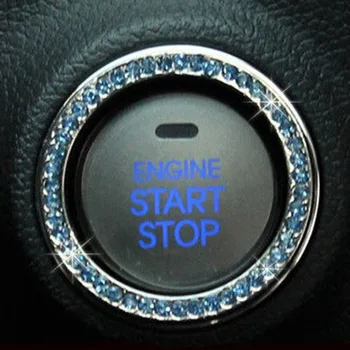 1PCS Carro motor start/stop chave de ignição anel para Volvo S40 S60 S80 XC60 XC90 V40 V60 C30 V70 XC70/Mini Cooper R50 R52 R53 R55