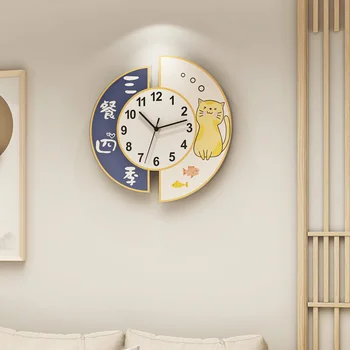 Moda Simples Relógio De Parede Design Moderno Quarto Nórdicos Silêncio Bonito Criativo Relógio De Parede Sala De Estar Reloj De Pared De Decoração De Casa De 50