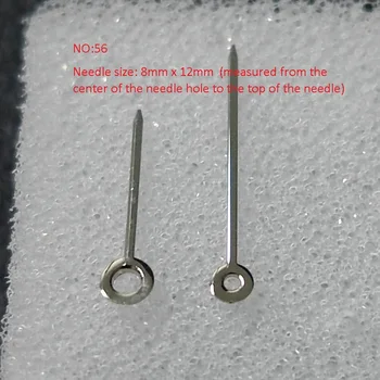Assista acessórios relógio de ponteiro 2 agulhas, adequado para AL20 movimento de quartzo do tamanho do ponteiro de 8mm x12mm /Nº 0056