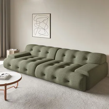 Simples pano de arte família sofá pequeno tipo de família simples mobiliário moderno sofá da sala de estar combinação Nórdicos terno combinação