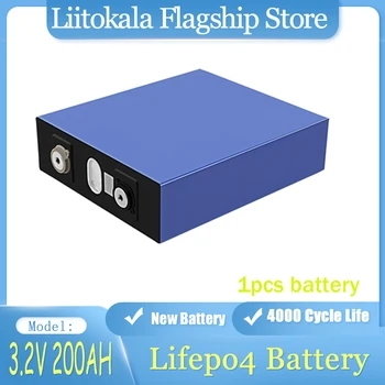 LiitoKala Bateria Lifepo4 3.2 V 200Ah de Lítio de Fosfato de Ferro de Células DIY 12V 24V 48V RV Barco Carrinho de Golfe de Empilhadeira Sistema de Energia Solar