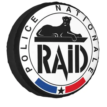 França RAID Polícia francesa Roda de Reposição de Pneus de Cobertura Caso o Saco do Malote para Mitsubishi Pajero Veículo, Acessórios de 14