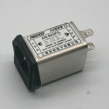 IEC320 UM-3/6/10A2FIL EMI Poder Filtro de Fase Única de Soquete de Linha-Condicionado AC 115/250V MAR18 Dropship