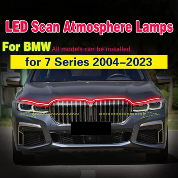 para o BMW Série 7 2004-2023 DRL LED multicor Faixa de Luz de Digitalização de Partida luzes diurnas de led Impermeável Decorativa Lâmpada 12V
