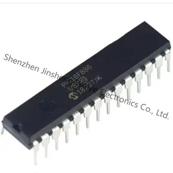 10 PCS PIC16F886-I/SP 8-bits do Microcontrolador -MCU produtos eletrônicos, de acordo com o Chip da demanda do PWB para o BOM frete Grátis
