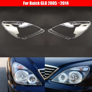 Carro de Farol de Lente Para Buick GL8 2005 ~2014 o Farol do Carro Tampa Substituir o Auto Shell