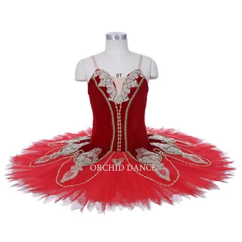 Alta Qualidade, Design De Moda Com Tamanho Personalizado Etapa De Execução Do Desgaste Crianças Meninas Mulheres Adultos Vermelho Ballet Dança Tutu Fantasias