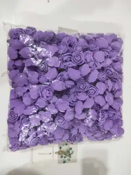 Espuma falso flor de rosa DIY Rosa Urso de Acessórios de 3cm de diâmetro 500PCS /monte PE Artificial pequena Rosa Cabeças de Flores para o dia dos namorados