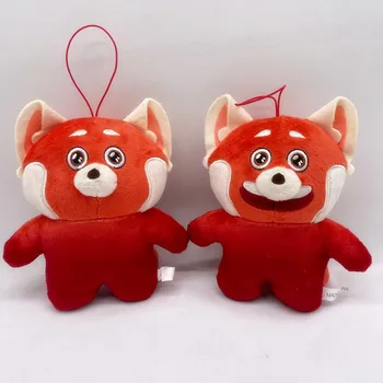 15cm de Virar Panda Vermelho de Pelúcia Boneca Brinquedos Mei Virar Panda Vermelho Anime Macio Recheado de Peluche brincar com bonecas e Brinquedos Para as Crianças Presentes de Aniversário
