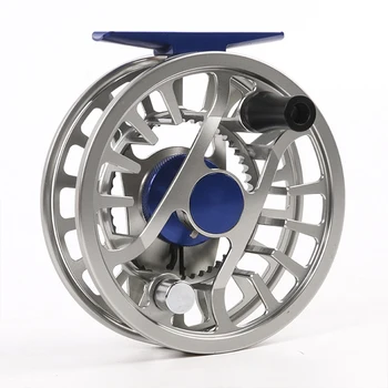 Leve Carretel de Pesca de Fly Água resistente ao Desgaste Físico resistente a Roda Voadora Direito Canhoto de Spool com o Eixo Exterior