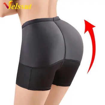 Velssut Bunda Levantador Shorts para as Mulheres de Quadril Enhanceer Calcinha Tummmy Controle de Cueca Push-Up Bodyshaper de Segurança de Senhoras Curto Calcinha
