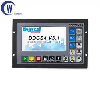 Atualizado DDCSV3.1 CNC off-line de Controle de Movimento do Sistema Controlador de 3/4 Eixo De Furação Fresamento