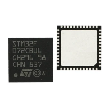 STM32F072CBU6 QFN-48 STM32F072 Microcontrolador Chip IC do Circuito Integrado, Nova Marca Original