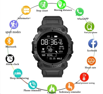 2022 Smart Watch Homens Mulheres Tela de Toque do Esporte Relógio de Fitness Impermeável Bluetooth Para Android FD68S Smart Watch Homens