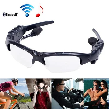 Sport Sem Fio Estéreo Bluetooth 5.0 Fone De Ouvido De Condução De Óculos De Sol A Cavalo Olhos De Vidro
