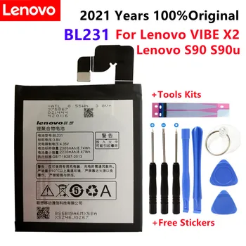 2021 NOVO Original BL231 Para Lenovo VIBE X2 Lenovo S90 S90u Novo Substituição do Li-íon da Bateria 2300Mah de Alta Capacidade de Baterias de Telefone